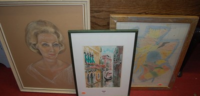Lot 1059 - Contemporary school - Venetian backwater,...