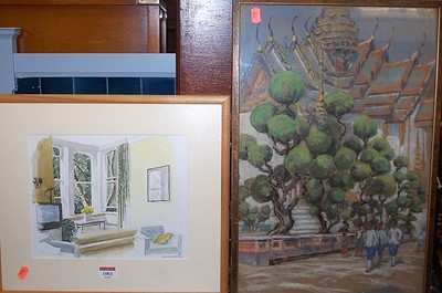 Lot 1061 - Assorted pictures and prints to include...