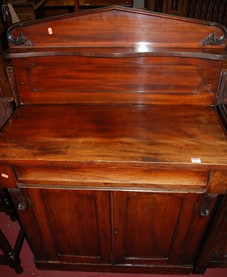 Lot 1236 - An early Victorian mahogany chiffonier, having...