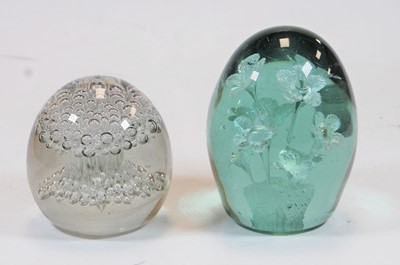 Lot 174 - A Victorian green tinted glass 'end of day'...