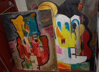 Lot 1097 - Contemporary school - abstract study, untitled,...
