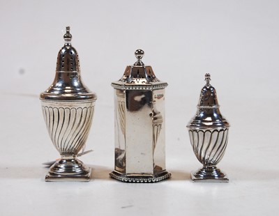 Lot 241 - A Victorian silver pedestal pepperette, of...