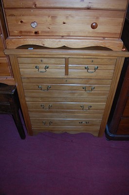 Lot 1328 - An Edwardian satin walnut square front chest...