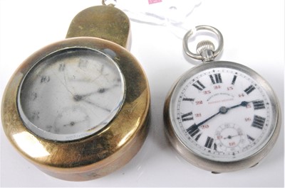 Lot 329 - A West Watch Company Swiss made railway...