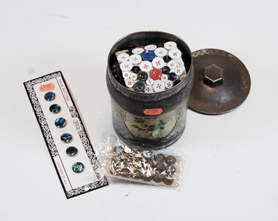 Lot 395 - A large collection of buttons, to include a...