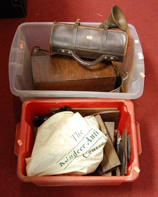 Lot 489 - Two boxes of assorted tools, to include...