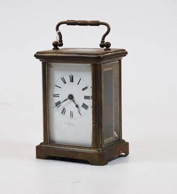 Lot 249 - An early 20th century lacquered brass cased...
