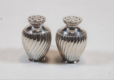 Lot 350 - A pair of Victorian silver cruets each of...