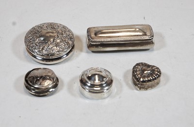 Lot 368 - A late Victorian silver pocket snuff box of...