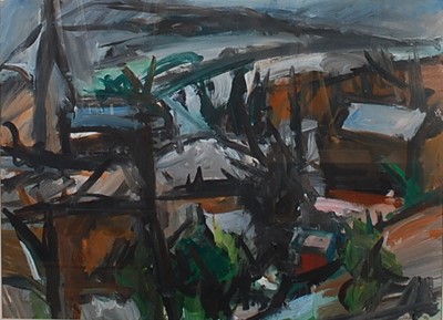Lot 277 - Peter Prendergast (1946-2007) - Snow in...