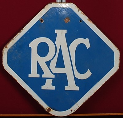 Lot 150 - An early 20th century RAC enamel on metal...