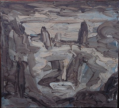 Lot 276 - Robert Speight - Penlee Quarry, palatte knife...