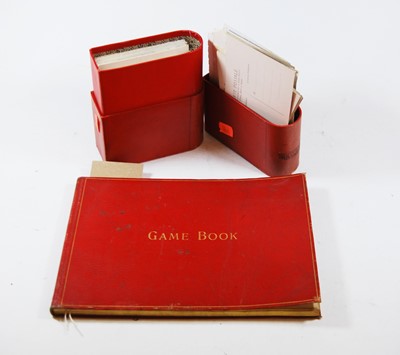 Lot 456 - An early 20th century red Moroccan leather...