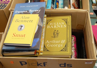 Lot 469 - A box of modern first editions to include Alan...