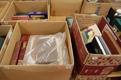 Lot 480 - Three boxes of miscellaneous books to include...