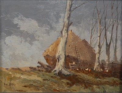 Lot 267 - William Sidney Reed (1902-1969) - Farmyard...