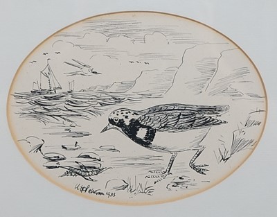 Lot 244 - British School - Gulls and Sailing Boats on...