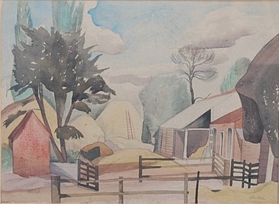 Lot 268 - John Northcote Nash (1893-1977) - Farmyard...