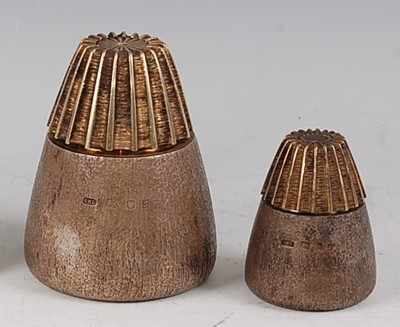 Lot 100 - A 1970s silver and silver gilt pepper grinder...