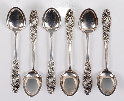 Lot 98 - A set of six early 20th century Norwegian...