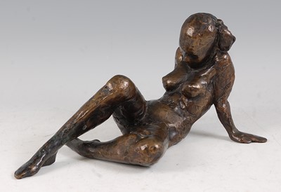 Lot 214 - Colin Lambert (1948-2015) - a bronze figure...
