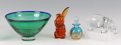 Lot 55 - Mike Hunter - A contemporary green tinted...