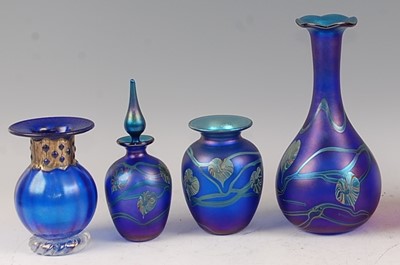 Lot 56 - A contemporary ochre floral decorated...