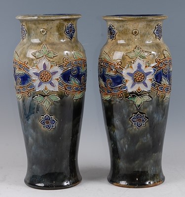 Lot 10 - A pair of large circa 1900 Royal Doulton...