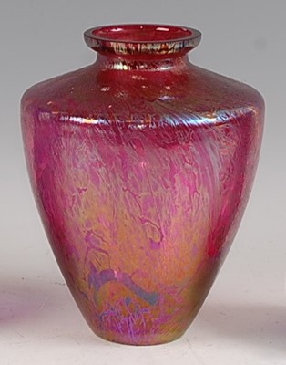 Lot 57 - A large Royal Brierley iridescent decorated...