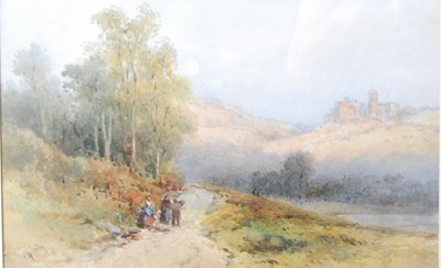 Lot 1385 - *Henry Whatley (1842-1901) - Travellers on a...
