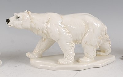 Lot 25 - Karl Ens - a circa 1930s glazed porcelain...