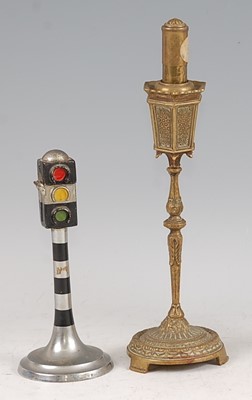 Lot 167 - An Art Deco chrome novelty table lighter...