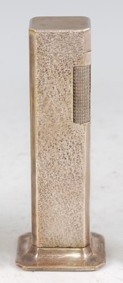 Lot 187 - A Dunhill Art Deco silver plated Tallboy table...