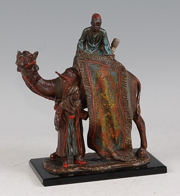 Lot 170 - After Franz Bergmann - a cold painted spelter...