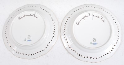 Lot 1080 - A set of twelve Royal Copenhagen porcelain...