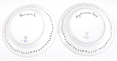 Lot 1080 - A set of twelve Royal Copenhagen porcelain...