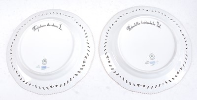 Lot 1080 - A set of twelve Royal Copenhagen porcelain...