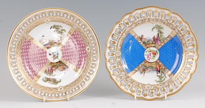 Lot 1079 - A circa 1900 Augustus Rex porcelain cabinet...