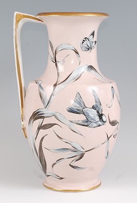 Lot 1035 - A Victorian Irish porcelain jug / pitcher,...