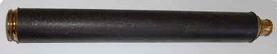 Lot 1299 - A late 19th century black leather clad and...