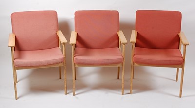 Lot 309 - O.D. Møbler - a set of three 1960s Danish...