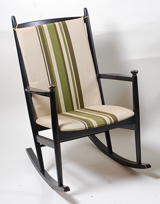 Lot 335 - N. Eilersen - a 1960s ebonised ladderback...