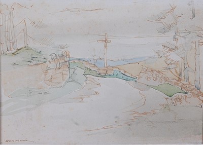 Lot 280 - Jessie Marion King (1875-1949) - Country Lane...
