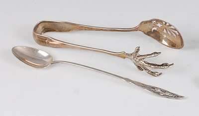 Lot 101 - An early 20th century sterling silver pair of...