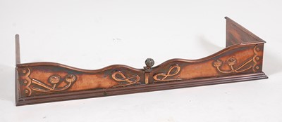 Lot 294 - An Art Nouveau copper fire fender,  having...