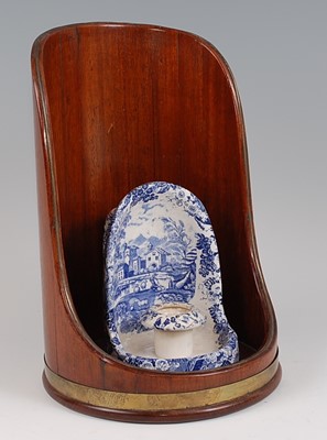 Lot 1323 - A circa 1830 coopered mahogany and brass bound...