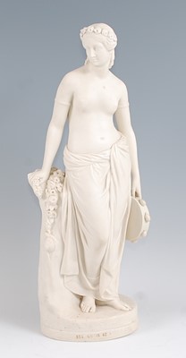 Lot 1068 - A Copeland Parian figure 'The dancing girl...