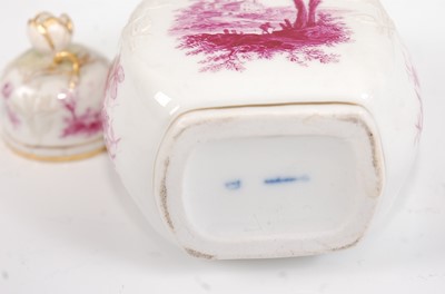 Lot 1077 - A late 19th century Berlin porcelain tea...