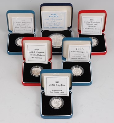 Lot 2016 - The Royal Mint, a 1989 Belize 50th Anniversary...