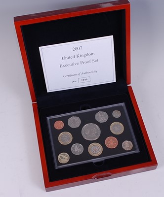 Lot 2042 - Great Britain, 2007 Executive Proof Coin...